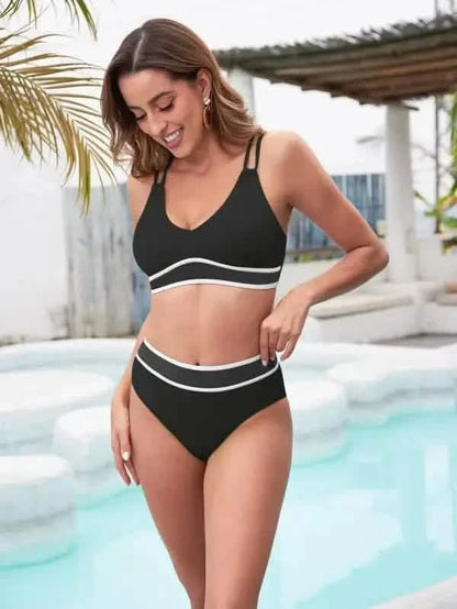 Swimsuit Women's Split Bikini Swimwear.