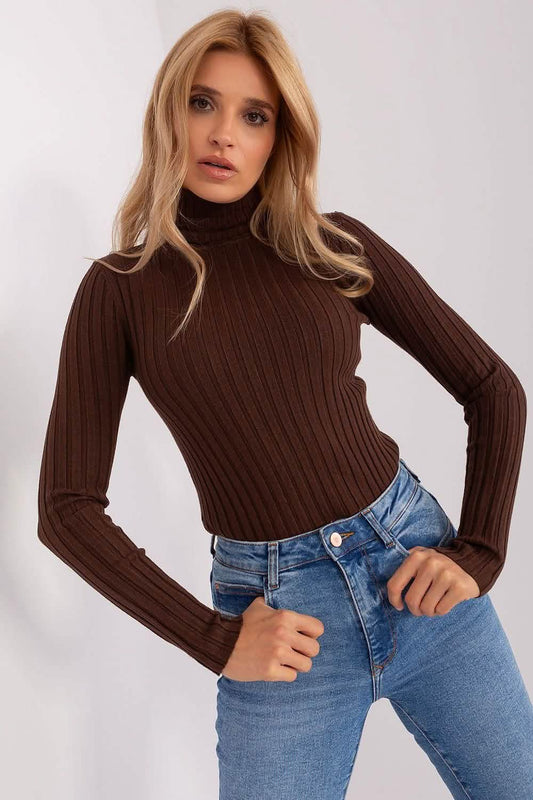 Wool sweaters Soft Viscose Turtleneck Sweater with Classic Cut for Everyday Wear Knit tops