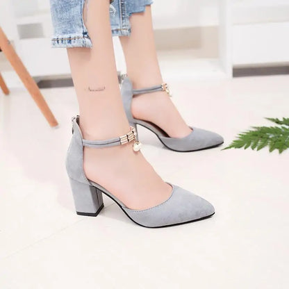 Women's Thick Rough High Heel