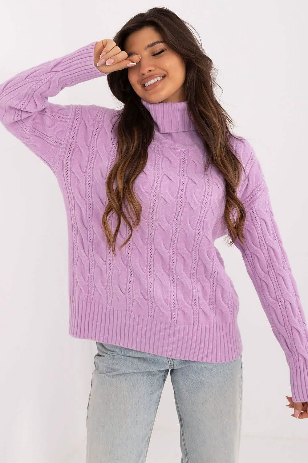 Wool sweaters Cozy Turtleneck Sweater for Casual Knitwear Style Knit tops