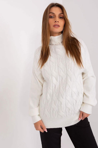 Wool sweaters Variegated Turtleneck Sweater for Cozy Casual Knitwear Knit tops