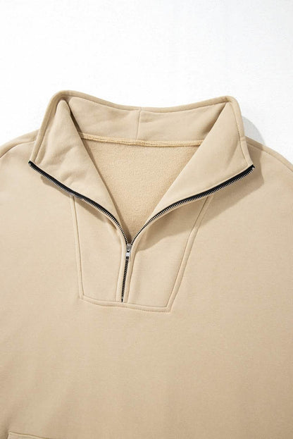 Womens Essential Hoodies: Zip-Up with Kangaroo Pocket